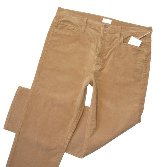 NWT Mother Tomcat Ankle in Hopscotch Cafe Spice Stretch Corduroy Pants 32 - Picture 2 of 9